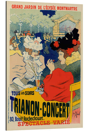 Aluminium print Trianon-Concert, Jardin de l'Élysée Montmartre