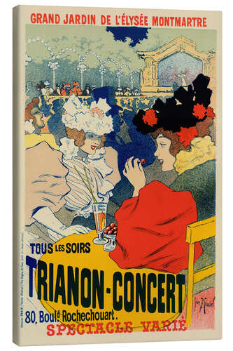 Lienzo Trianon-Concert, Jardin de l'Élysée Montmartre