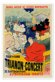 Plakat Trianon-Concert, Jardin de l'Élysée Montmartre