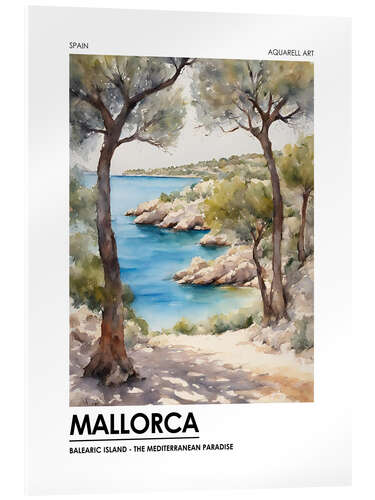 Acrylglasbild Mallorca - The Mediterranean Paradise