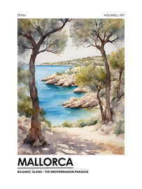 Magnettafel Mallorca - The Mediterranean Paradise