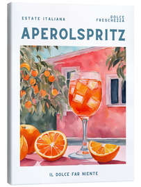 Stampa su tela Estate Italiana - Aperol Spritz