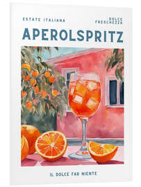 Quadro em PVC Estate Italiana - Aperol Spritz - Ohkimiko