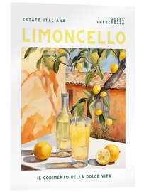 Acrylic print Estate Italiana - Limoncello - Ohkimiko