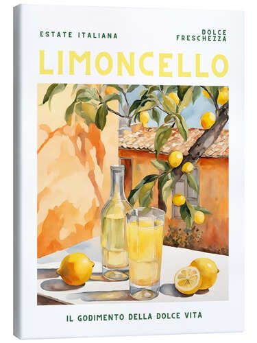 Stampa su tela Estate Italiana - Limoncello