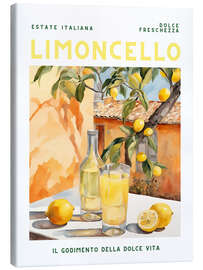 Leinwandbild Estate Italiana - Limoncello