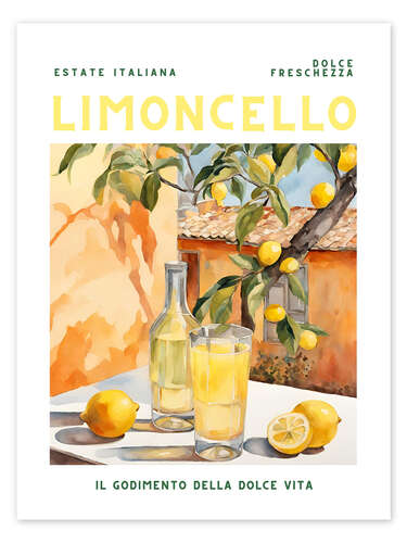 Poster Estate Italiana - Limoncello