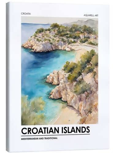 Leinwandbild Croatian Islands