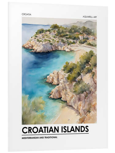 PVC print Croatian Islands