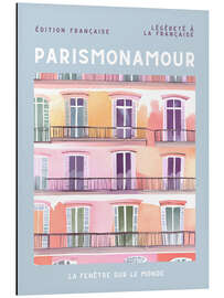 Magnettafel Paris mon amour