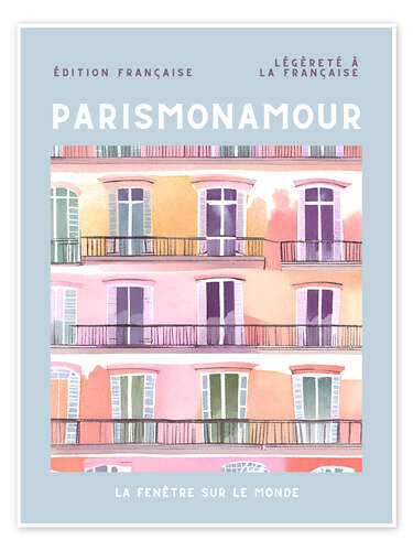 Poster Paris mon amour