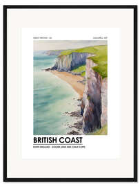 Gerahmter Kunstdruck British Coast - South England