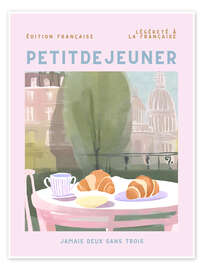 Poster Petit dejeuner