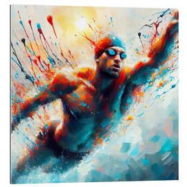 Gallery print Swimming athlete II