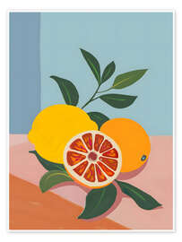 Póster Italian Citrus Fruits