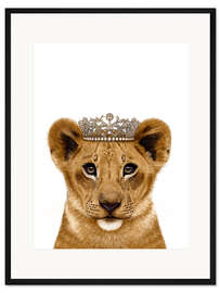 Gerahmter Kunstdruck Lion Princess