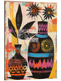 Magnettafel Ethnic Sunflowers