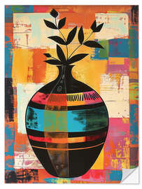 Vinilo para la pared Boho Vase