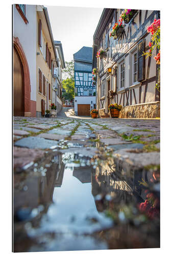 Gallery print Old half-timbered street in Eltville am Rhein