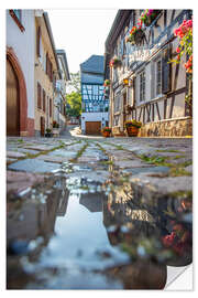 Sticker mural Old half-timbered street in Eltville am Rhein