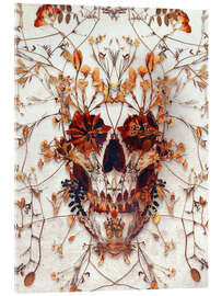 Obraz na szkle akrylowym Delicate Skull - Ali Gulec