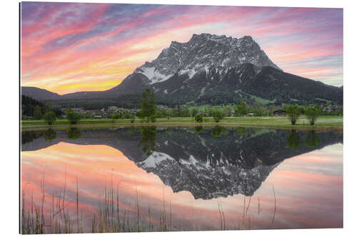 Galleriprint The Tyrolean side of the Zugspitze