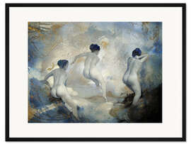 Gerahmter Kunstdruck Nymphen