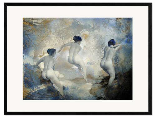Gerahmter Kunstdruck Nymphen
