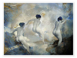 Wall print Nymphs - Robert Wegenast