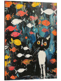 Magnettafel Looking at the fish