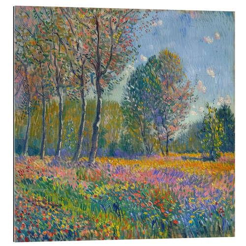 Gallery print Colourful Flowers Landscape