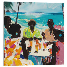 Gallery print Caribbean beach bar