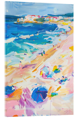 Tableau en verre acrylique Ibiza Beach