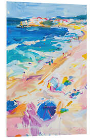 Foam board print Ibiza Beach