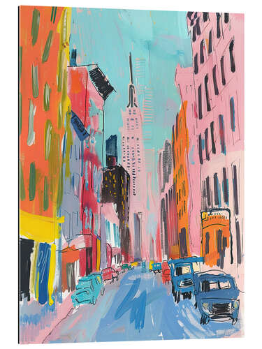 Gallery print New York City in Pastel Tones