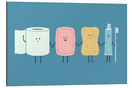 Magnettafel The Bathroom Gang