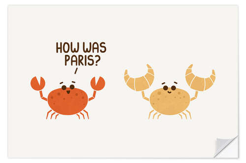 Wall sticker Croisstacean