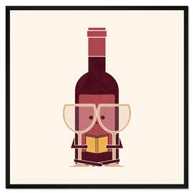 Gerahmter Kunstdruck Reading Glasses