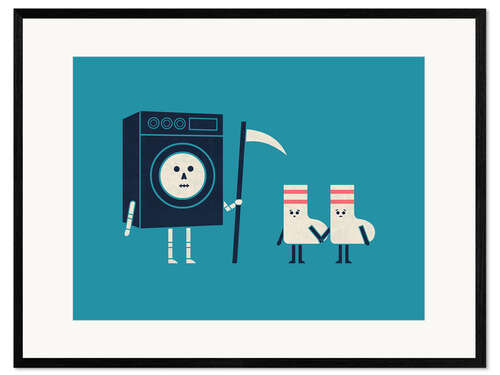 Framed art print Grim Washer