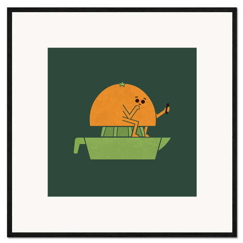 Plakat artystyczny premium w ramie Making Juice