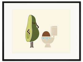 Gerahmter Kunstdruck Clogged