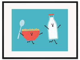 Gerahmter Kunstdruck Cereal Killer
