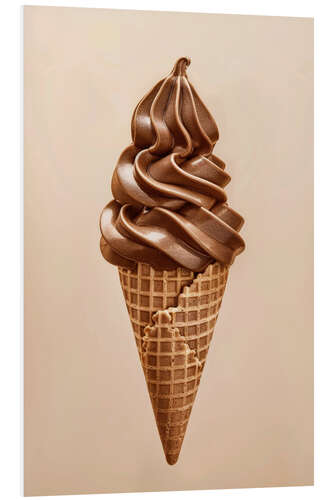 Stampa su PVC Chocolate ice cream