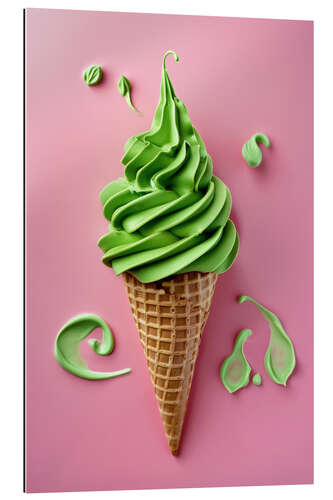 Tableau en plexi-alu Mint Ice Cream