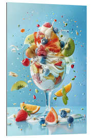 Tableau en plexi-alu Fruit ice cream