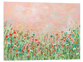 Foam board print Flower meadow