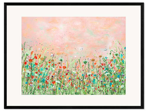 Stampa artistica con cornice Flower meadow