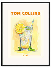 Gerahmter Kunstdruck Tom Collins, USA 1860