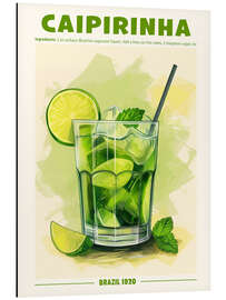 Magnettafel Caipirinha, Brazil 1920