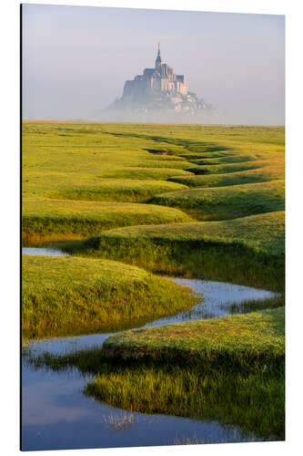 Cuadro de aluminio Monastery Mont Saint Michel, Normandy, France